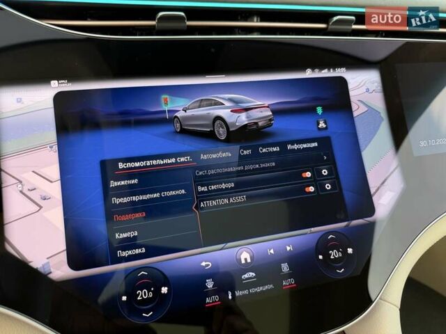 Серый Мерседес EQS, объемом двигателя 0 л и пробегом 1 тыс. км за 79900 $, фото 93 на Automoto.ua
