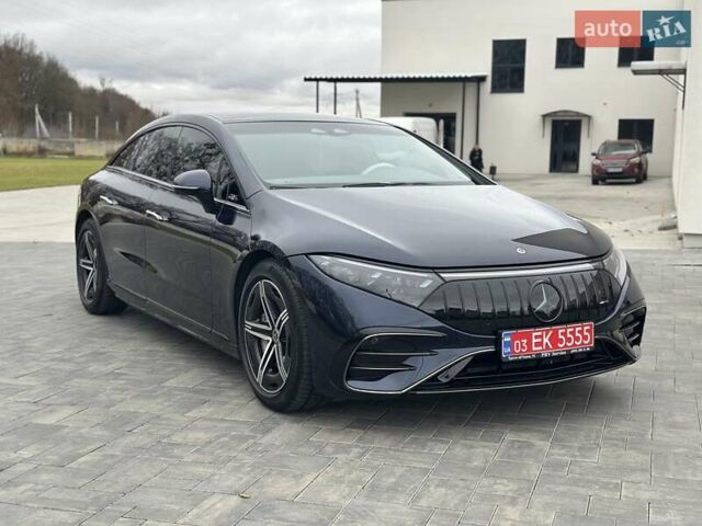 Синий Мерседес EQS, объемом двигателя 0 л и пробегом 44 тыс. км за 57999 $, фото 20 на Automoto.ua