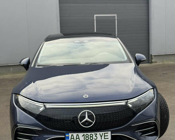 Синий Мерседес EQS, объемом двигателя 0 л и пробегом 49 тыс. км за 67000 $, фото 5 на Automoto.ua