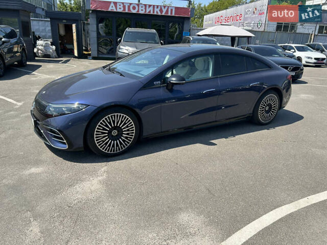 Синий Мерседес EQS, объемом двигателя 0 л и пробегом 25 тыс. км за 86000 $, фото 3 на Automoto.ua
