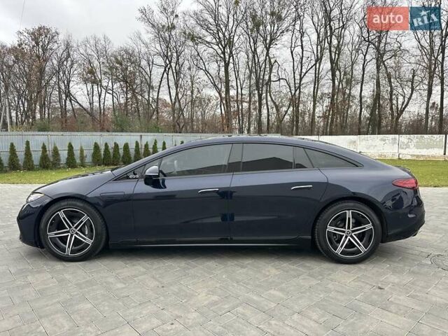 Синий Мерседес EQS, объемом двигателя 0 л и пробегом 44 тыс. км за 57999 $, фото 3 на Automoto.ua