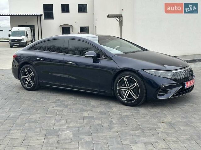 Синий Мерседес EQS, объемом двигателя 0 л и пробегом 44 тыс. км за 57999 $, фото 18 на Automoto.ua