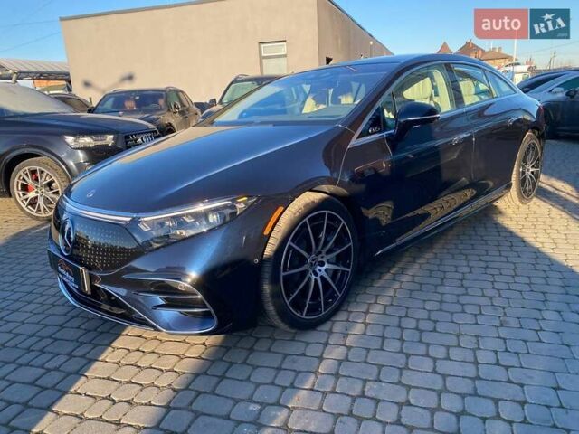 Синий Мерседес EQS, объемом двигателя 0 л и пробегом 7 тыс. км за 59400 $, фото 2 на Automoto.ua