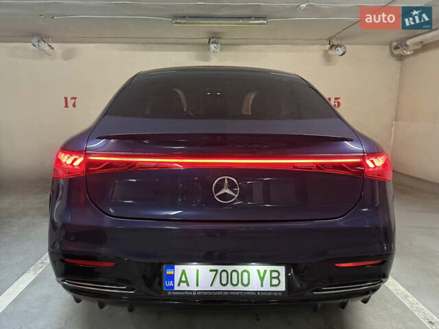 Синій Мерседес EQS, об'ємом двигуна 0 л та пробігом 19 тис. км за 89000 $, фото 48 на Automoto.ua