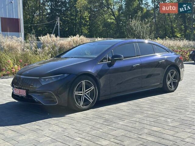 Синий Мерседес EQS, объемом двигателя 0 л и пробегом 41 тыс. км за 58999 $, фото 2 на Automoto.ua