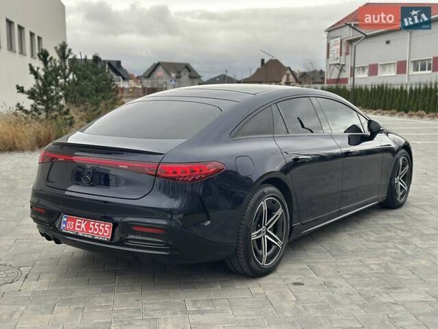 Синий Мерседес EQS, объемом двигателя 0 л и пробегом 44 тыс. км за 57999 $, фото 13 на Automoto.ua