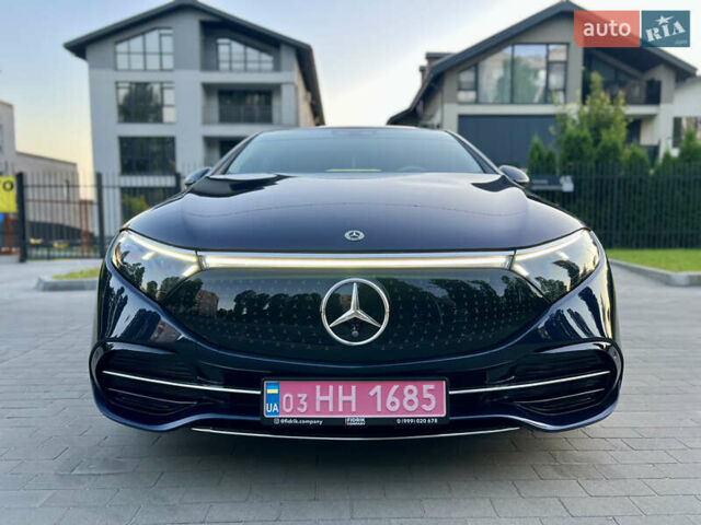 Синий Мерседес EQS, объемом двигателя 0 л и пробегом 19 тыс. км за 52000 $, фото 22 на Automoto.ua