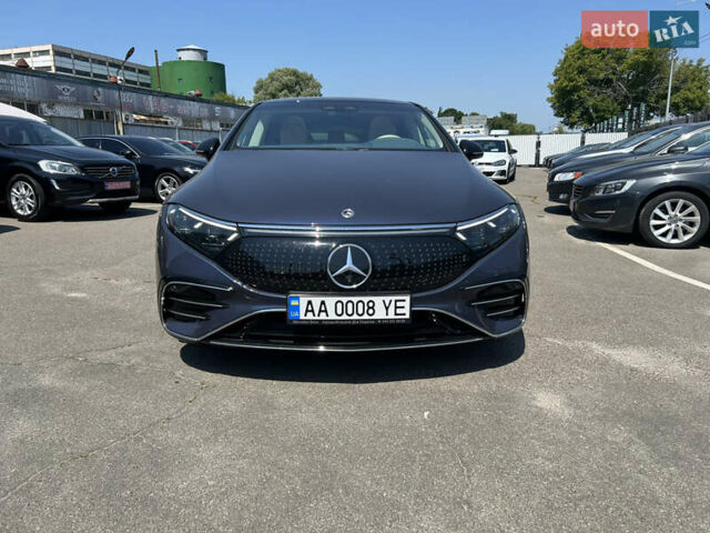Синий Мерседес EQS, объемом двигателя 0 л и пробегом 25 тыс. км за 86000 $, фото 1 на Automoto.ua