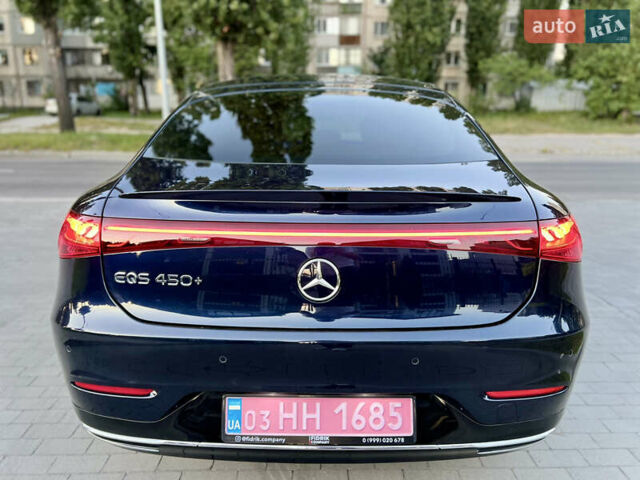 Синий Мерседес EQS, объемом двигателя 0 л и пробегом 19 тыс. км за 51000 $, фото 4 на Automoto.ua