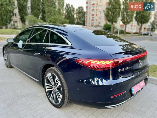 Синий Мерседес EQS, объемом двигателя 0 л и пробегом 19 тыс. км за 51000 $, фото 3 на Automoto.ua