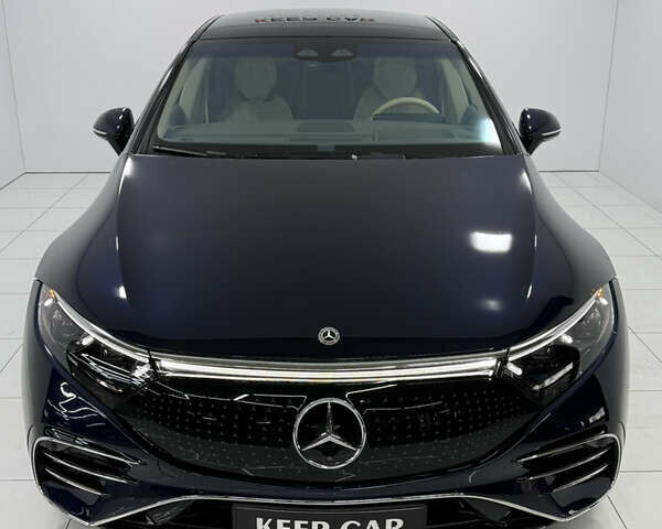 Синий Мерседес EQS, объемом двигателя 0 л и пробегом 32 тыс. км за 59900 $, фото 5 на Automoto.ua