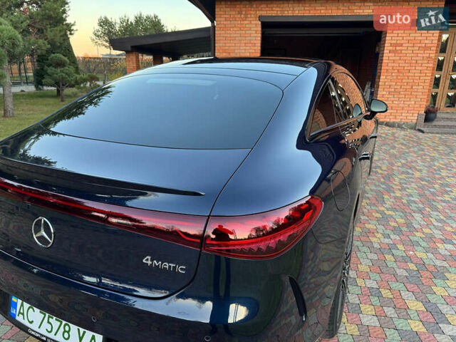 Синій Мерседес EQS, об'ємом двигуна 0 л та пробігом 64 тис. км за 68700 $, фото 11 на Automoto.ua