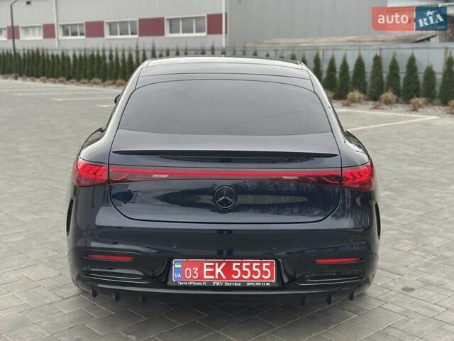 Синий Мерседес EQS, объемом двигателя 0 л и пробегом 44 тыс. км за 57999 $, фото 11 на Automoto.ua