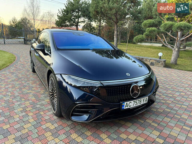 Синій Мерседес EQS, об'ємом двигуна 0 л та пробігом 64 тис. км за 68700 $, фото 1 на Automoto.ua