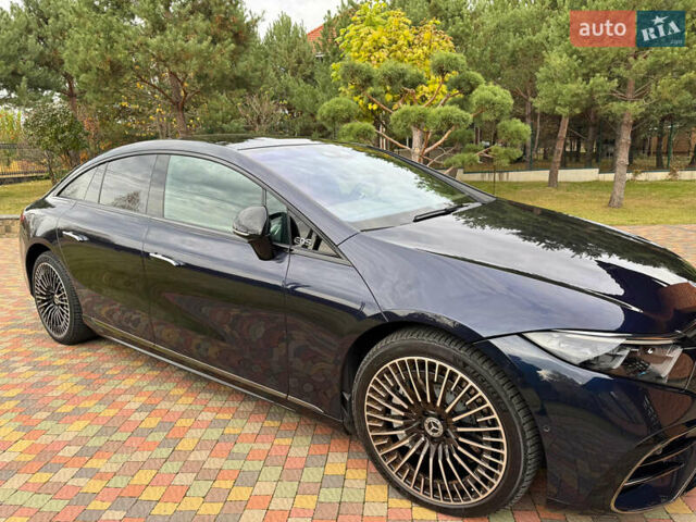 Синій Мерседес EQS, об'ємом двигуна 0 л та пробігом 64 тис. км за 68700 $, фото 8 на Automoto.ua
