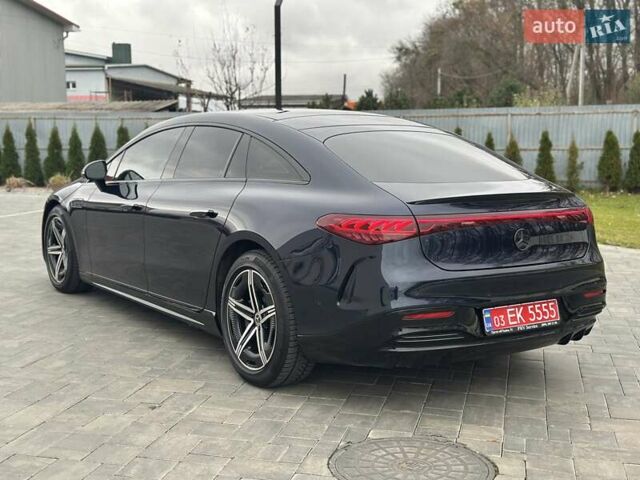 Синий Мерседес EQS, объемом двигателя 0 л и пробегом 44 тыс. км за 57999 $, фото 7 на Automoto.ua
