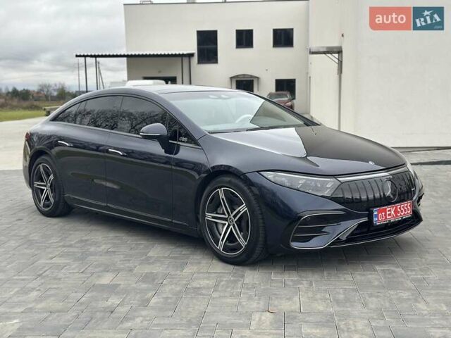 Синий Мерседес EQS, объемом двигателя 0 л и пробегом 44 тыс. км за 57999 $, фото 19 на Automoto.ua
