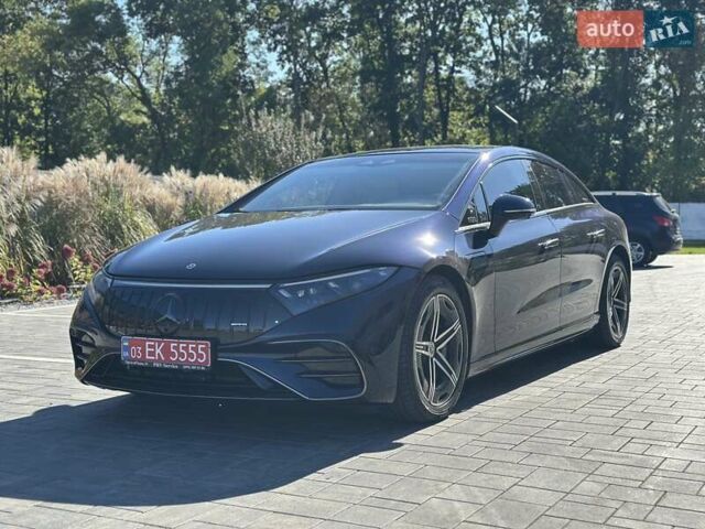 Синий Мерседес EQS, объемом двигателя 0 л и пробегом 41 тыс. км за 58999 $, фото 1 на Automoto.ua