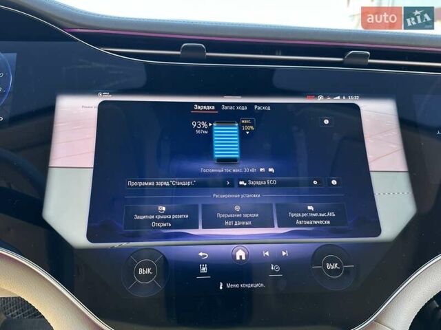 Синий Мерседес EQS, объемом двигателя 0 л и пробегом 44 тыс. км за 57999 $, фото 46 на Automoto.ua