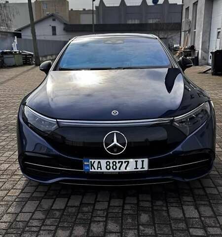 Синий Мерседес EQS, объемом двигателя 0 л и пробегом 90 тыс. км за 73000 $, фото 1 на Automoto.ua