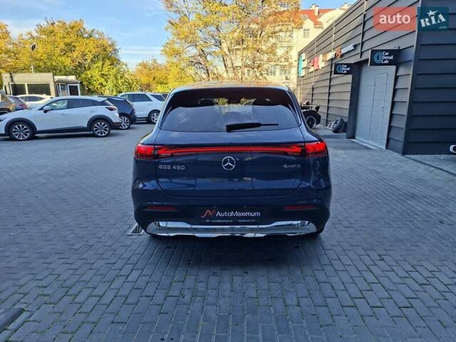 Синий Мерседес EQS, объемом двигателя 0 л и пробегом 5 тыс. км за 67900 $, фото 4 на Automoto.ua