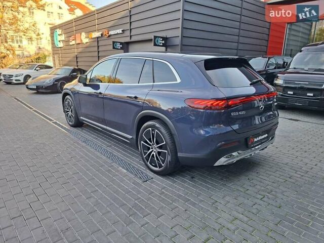 Синий Мерседес EQS, объемом двигателя 0 л и пробегом 5 тыс. км за 67900 $, фото 5 на Automoto.ua