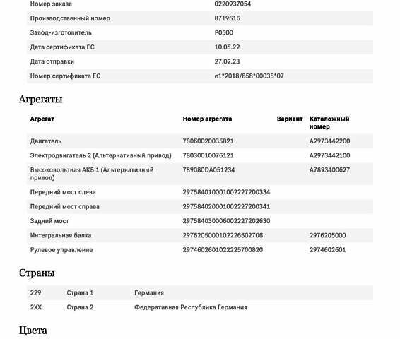 Синий Мерседес EQS, объемом двигателя 0 л и пробегом 38 тыс. км за 83000 $, фото 21 на Automoto.ua