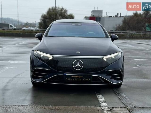 Синий Мерседес EQS, объемом двигателя 0 л и пробегом 19 тыс. км за 79990 $, фото 3 на Automoto.ua