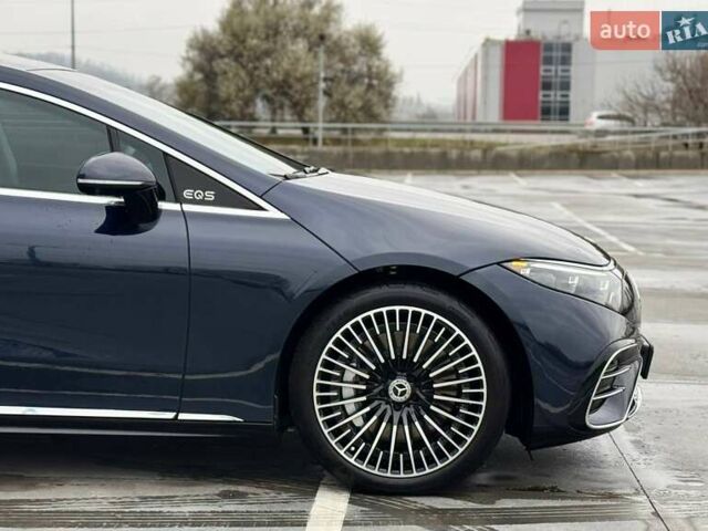 Синий Мерседес EQS, объемом двигателя 0 л и пробегом 19 тыс. км за 79990 $, фото 10 на Automoto.ua