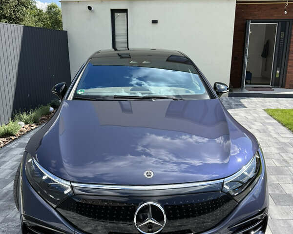 Синій Мерседес EQS, об'ємом двигуна 0 л та пробігом 40 тис. км за 64999 $, фото 22 на Automoto.ua