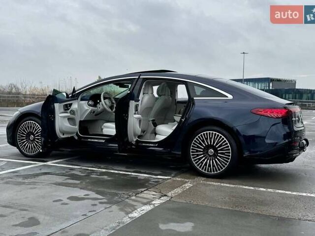 Синий Мерседес EQS, объемом двигателя 0 л и пробегом 19 тыс. км за 79990 $, фото 11 на Automoto.ua