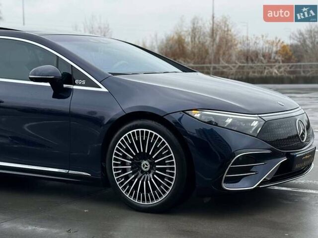 Синий Мерседес EQS, объемом двигателя 0 л и пробегом 19 тыс. км за 79990 $, фото 2 на Automoto.ua