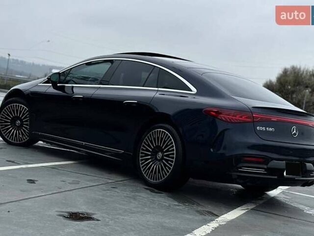 Синий Мерседес EQS, объемом двигателя 0 л и пробегом 19 тыс. км за 79990 $, фото 13 на Automoto.ua