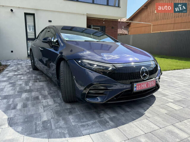 Синій Мерседес EQS, об'ємом двигуна 0 л та пробігом 40 тис. км за 64999 $, фото 18 на Automoto.ua
