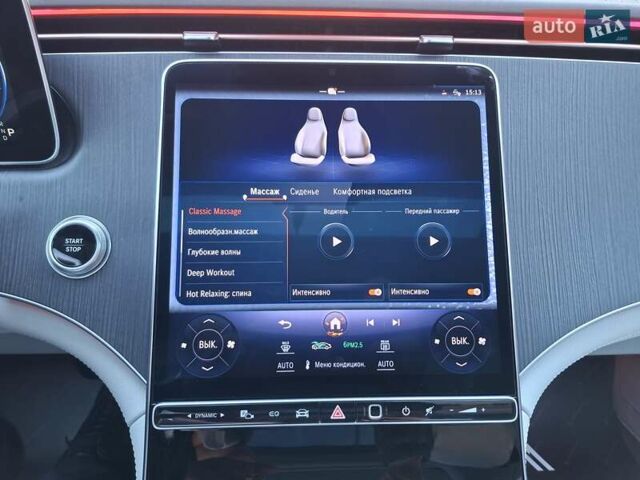 Синий Мерседес EQS, объемом двигателя 0 л и пробегом 5 тыс. км за 67900 $, фото 21 на Automoto.ua