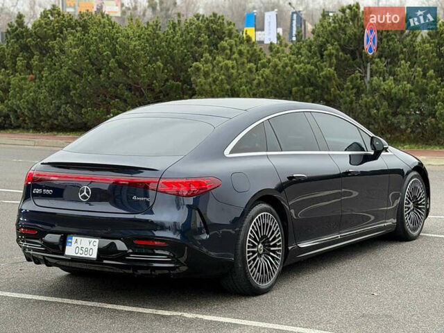 Синий Мерседес EQS, объемом двигателя 0 л и пробегом 19 тыс. км за 71900 $, фото 5 на Automoto.ua