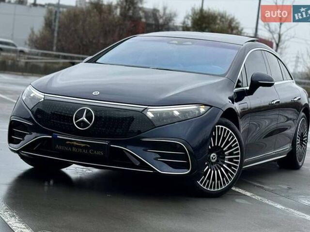Синий Мерседес EQS, объемом двигателя 0 л и пробегом 19 тыс. км за 79990 $, фото 5 на Automoto.ua