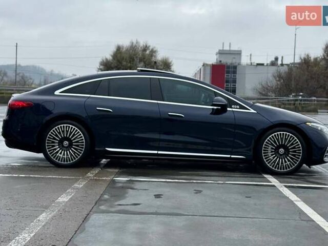 Синий Мерседес EQS, объемом двигателя 0 л и пробегом 19 тыс. км за 79990 $, фото 9 на Automoto.ua