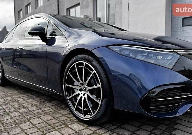 Синий Мерседес EQS, объемом двигателя 0 л и пробегом 90 тыс. км за 73000 $, фото 7 на Automoto.ua