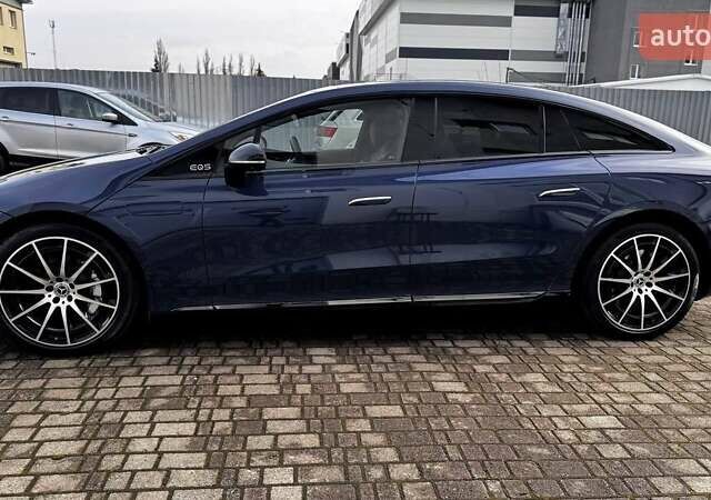 Синий Мерседес EQS, объемом двигателя 0 л и пробегом 90 тыс. км за 73000 $, фото 2 на Automoto.ua