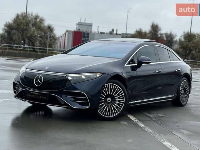 Синий Мерседес EQS, объемом двигателя 0 л и пробегом 19 тыс. км за 79990 $, фото 4 на Automoto.ua