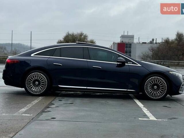 Синий Мерседес EQS, объемом двигателя 0 л и пробегом 19 тыс. км за 79990 $, фото 17 на Automoto.ua