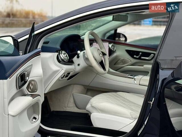 Синий Мерседес EQS, объемом двигателя 0 л и пробегом 19 тыс. км за 79990 $, фото 21 на Automoto.ua