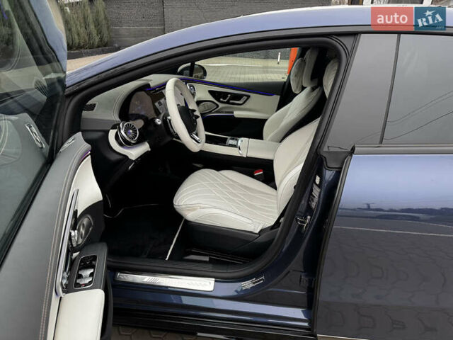 Синий Мерседес EQS, объемом двигателя 0 л и пробегом 10 тыс. км за 128290 $, фото 8 на Automoto.ua