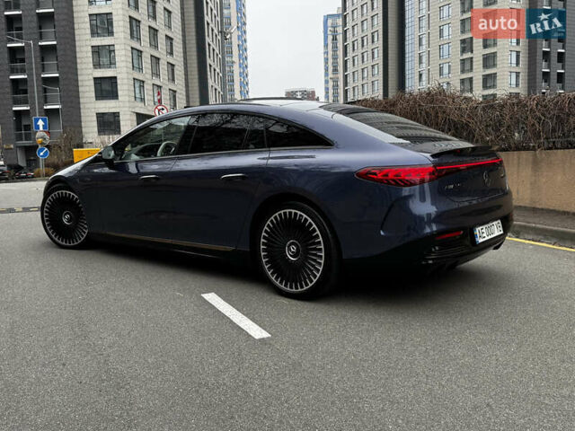 Синий Мерседес EQS, объемом двигателя 0 л и пробегом 10 тыс. км за 128290 $, фото 5 на Automoto.ua