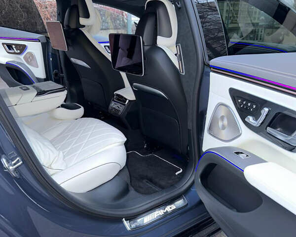 Синий Мерседес EQS, объемом двигателя 0 л и пробегом 10 тыс. км за 128290 $, фото 20 на Automoto.ua