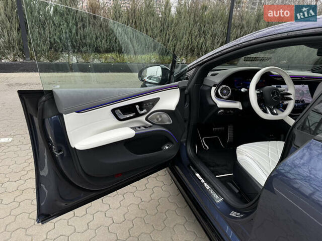 Синий Мерседес EQS, объемом двигателя 0 л и пробегом 10 тыс. км за 128290 $, фото 9 на Automoto.ua