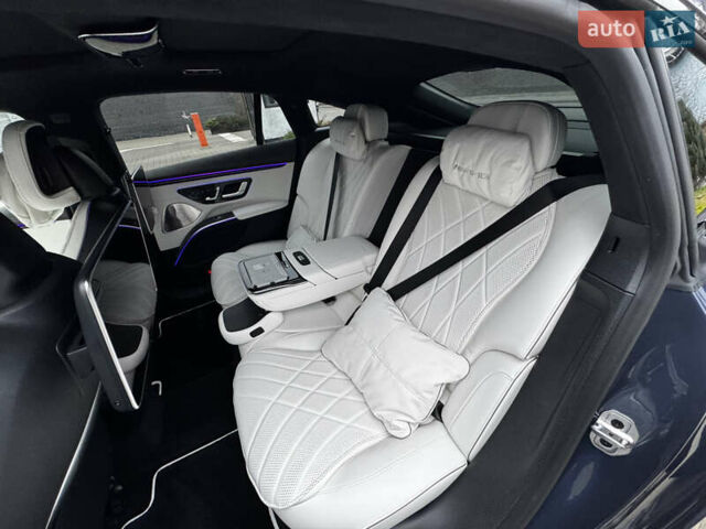 Синий Мерседес EQS, объемом двигателя 0 л и пробегом 10 тыс. км за 128290 $, фото 11 на Automoto.ua