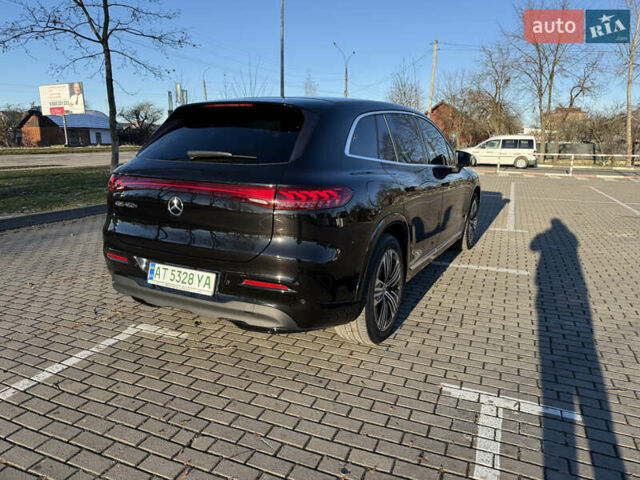 Черный Мерседес EQS SUV, объемом двигателя 0 л и пробегом 49 тыс. км за 55000 $, фото 1 на Automoto.ua