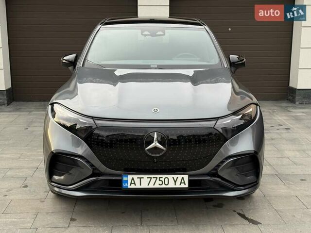 Сірий Мерседес EQS SUV, об'ємом двигуна 0 л та пробігом 27 тис. км за 58900 $, фото 2 на Automoto.ua